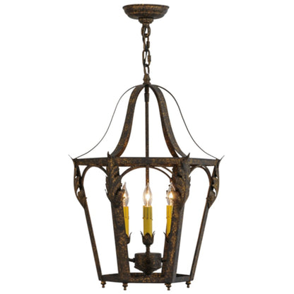 Meyda Tiffany Acacia 4 Light 17" Wide Taper Candle Pendant
