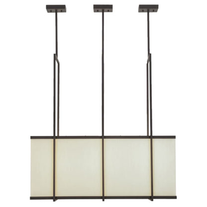 Meyda Tiffany Langedon 3 Light 36" Wide Linear Pendant