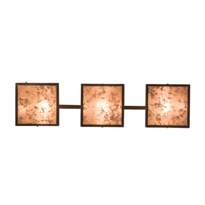 Meyda Tiffany Aspen Leaf 3 Light 30" Wide Linear Pendant