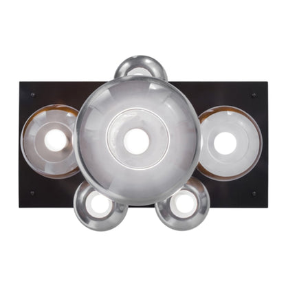 Meyda Tiffany Metalica 6 Light 18" Wide Abstract Multi Light Pendant