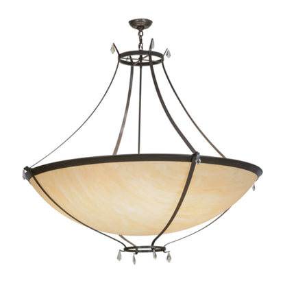 Meyda Tiffany Modesto 8 Light 50" Wide Crystal Pendant