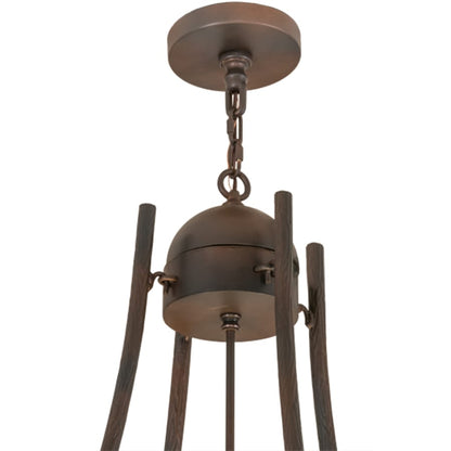 Meyda Tiffany Tall Pines 8 Light 50" Wide Pendant