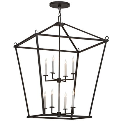 Meyda Tiffany Kitzi 8 Light 51" Wide Taper Candle Pendant