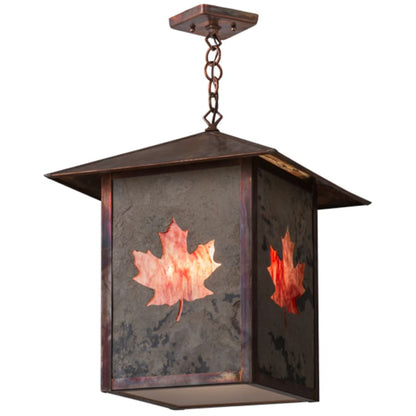 Meyda Tiffany Maple Leaf 2 Light 23" Wide Pendant