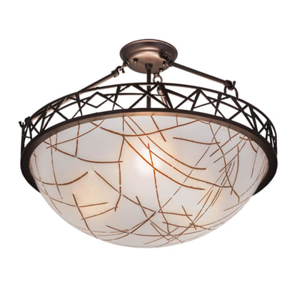 Meyda Tiffany Tracery 3 Light 22" Wide Pendant