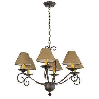 Meyda Tiffany Sienna 6 Light 30" Wide Chandelier