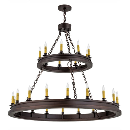 Meyda Tiffany Sullivan Ranch 27 Light 48" Wide Taper Candle Style Chandelier
