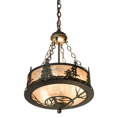 Meyda Tiffany Tall Pines 3 Light 16" Wide Pendant