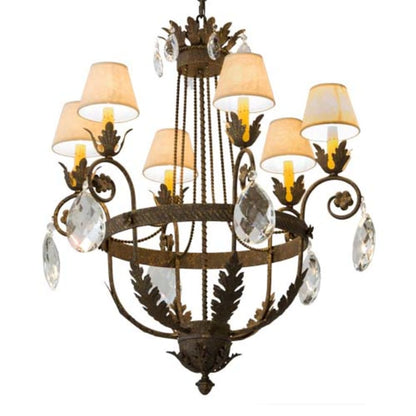 Meyda Tiffany Antonia 6 Light 29" Wide Crystal Chandelier