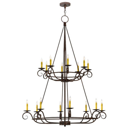Meyda Tiffany Estrella 16 Light 45" Wide Taper Candle Style Chandelier