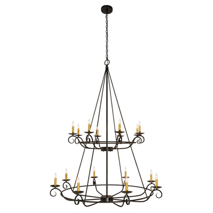 Meyda Tiffany Estrella 16 Light 54" Wide Taper Candle Style Chandelier