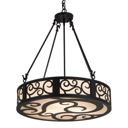 Meyda Tiffany Dean 3 Light 24" Wide Pendant