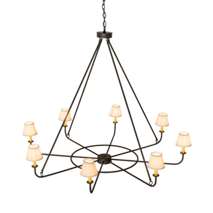 Meyda Tiffany Brach 8 Light 60" Wide Chandelier