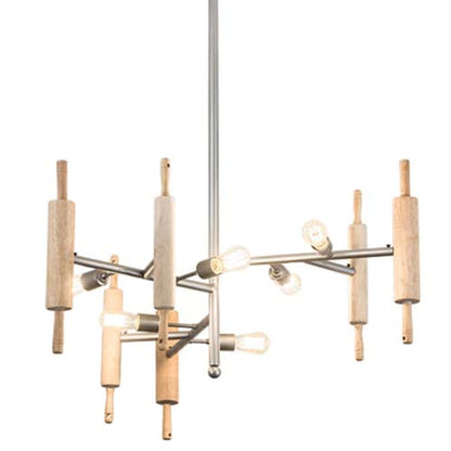 Meyda Tiffany Alva 6 Light 41" Wide Sputnik Chandelier