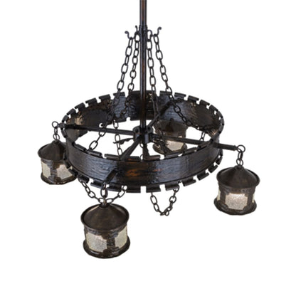 Meyda Tiffany Antique Gothic 4 Light 40" Wide Chandelier