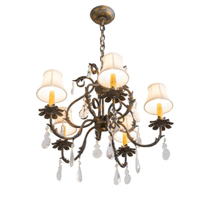 Meyda Tiffany Chantilly 5 Light 25" Wide Crystal Chandelier