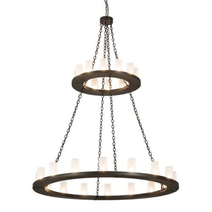 Meyda Tiffany Loxley 28 Light 60" Wide Ring Chandelier