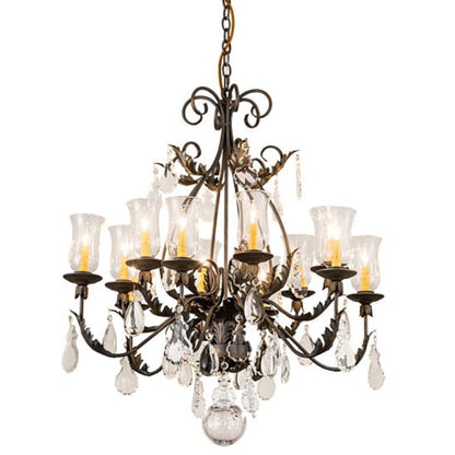 Meyda Tiffany French Elegance 12 Light 36" Wide Crystal Chandelier