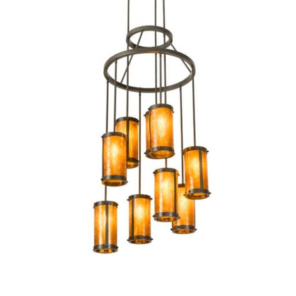 Meyda Tiffany Cartier 9 Light 30" Wide Ring Chandelier