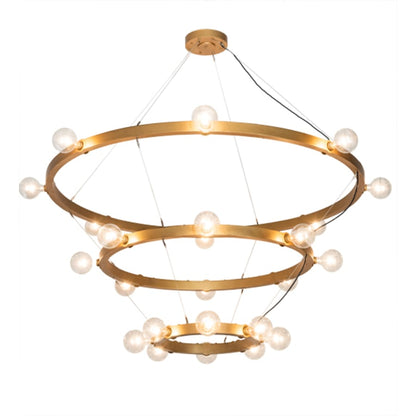 Meyda Tiffany Manheim Alva 24 Light 72" Wide Ring Chandelier