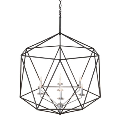 Meyda Tiffany 7 Light 42" Wide Taper Candle Pendant