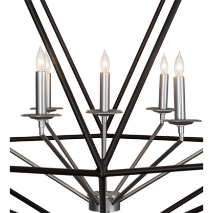 Meyda Tiffany 7 Light 42" Wide Taper Candle Pendant