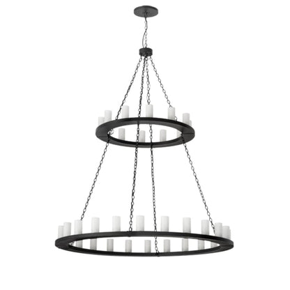 Meyda Tiffany Loxley 36 Light 72" Wide Ring Chandelier