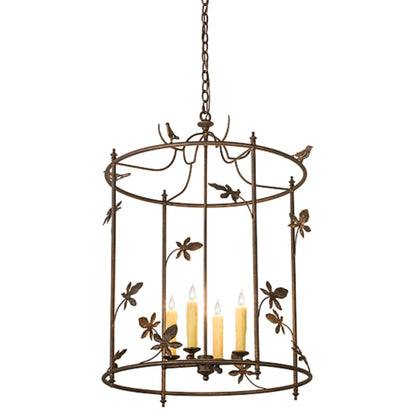 Meyda Tiffany 4 Light 25" Wide Taper Candle Pendant