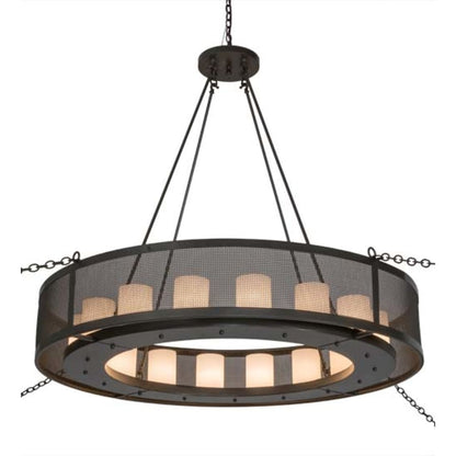 Meyda Tiffany Loxley Golpe 16 Light 56" Wide Ring Chandelier