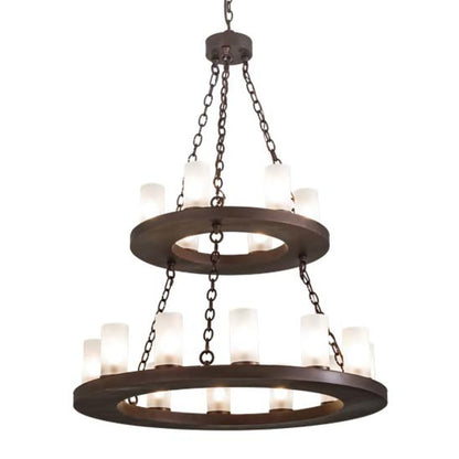 Meyda Tiffany Loxley 18 Light 36" Wide Ring Chandelier