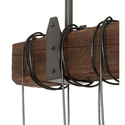 Meyda Tiffany 15 Light 48" Wide Wood Linear Pendant