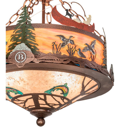 Meyda Tiffany 4 Light 16" Wide Pendant