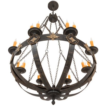 Meyda Tiffany Neapolis 24 Light 60" Wide Taper Candle Style Chandelier