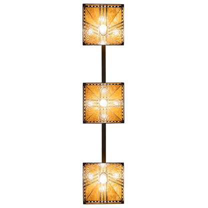 Meyda Tiffany 3 Light 62" Wide Linear Pendant
