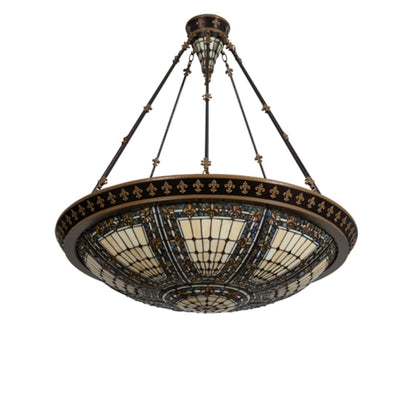Meyda Tiffany Fleur-de-lis 8 Light 45" Wide Pendant