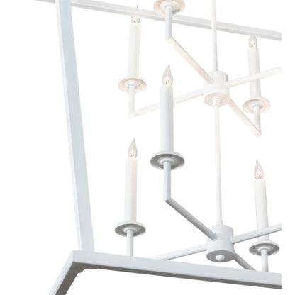 Meyda Tiffany 8 Light 59" Wide Taper Candle Pendant