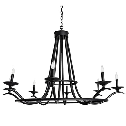 Meyda Tiffany Octavia 8 Light 48" Wide Taper Candle Style Chandelier