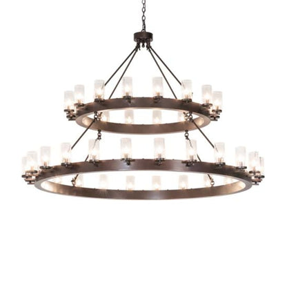 Meyda Tiffany Noziroh Ring 40 Light 72" Wide Ring Chandelier