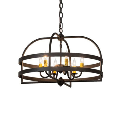 Meyda Tiffany Aldari 6 Light 23" Wide Taper Candle Style Chandelier