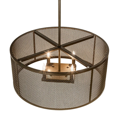 Meyda Tiffany 4 Light 24" Wide Cage Pendant