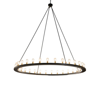 Meyda Tiffany Loxley 32 Light 94" Wide Ring Chandelier