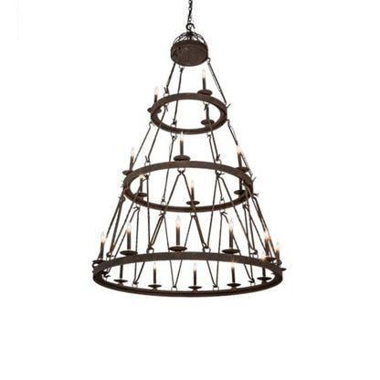 Meyda Tiffany Lakeshore 21 Light 54" Wide Taper Candle Style Chandelier