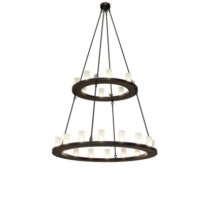 Meyda Tiffany Loxley 24 Light 54" Wide Ring Chandelier