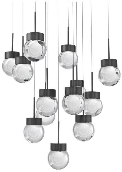 Modern Forms Double Bubble Black 3000K