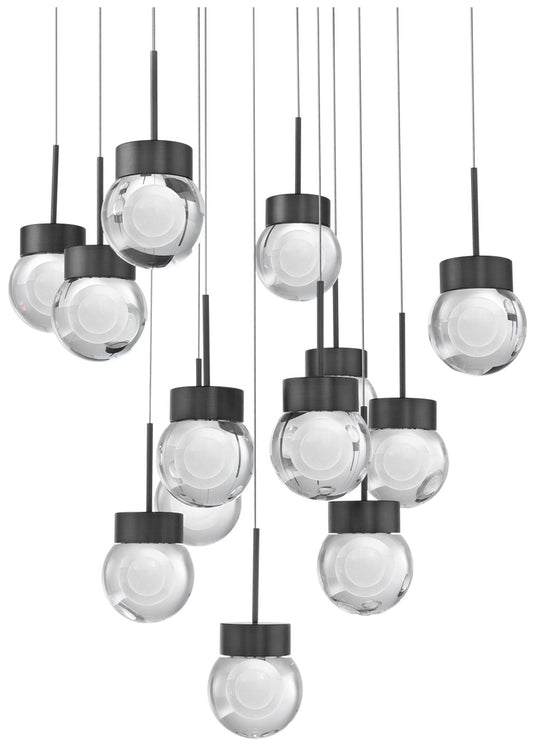 Modern Forms Double Bubble Black 3000K