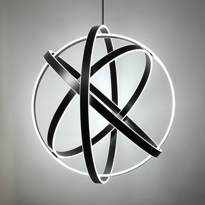 Modern Forms Kinetic 4 Light 38" Wide Integrated LED Globe Chandelier