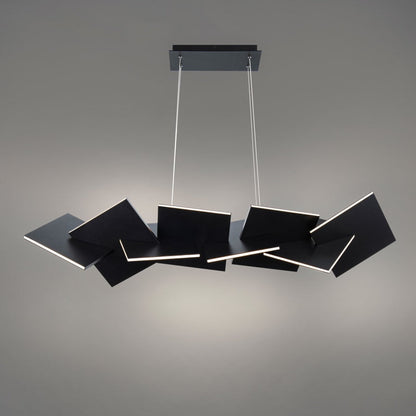 Modern Forms Konstrukt 8 Light 48" Wide LED Linear Chandelier