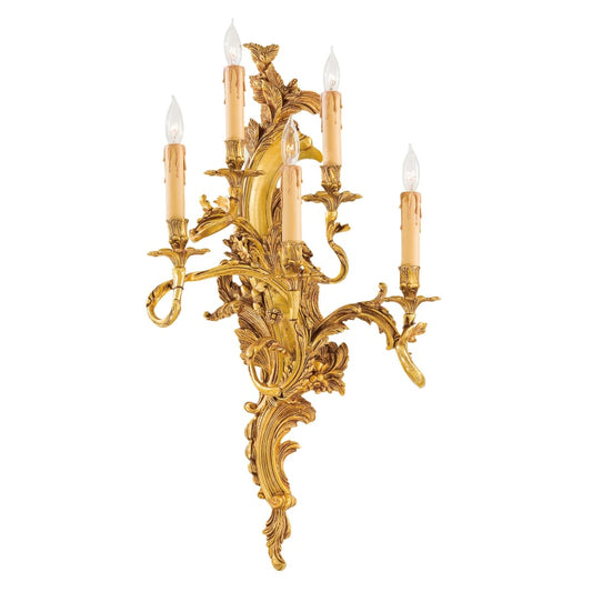 Metropolitan 5 Light 16.5" Width Candle-Style Wall Sconce