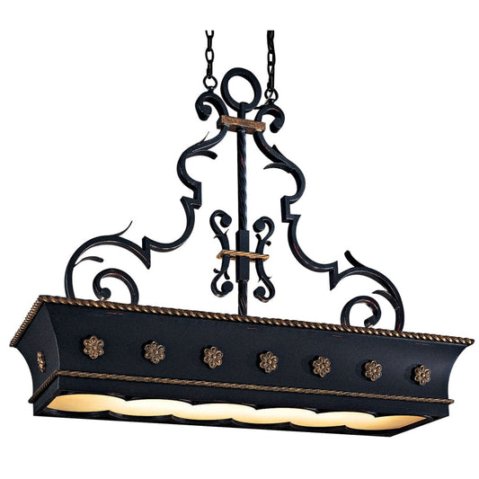 Metropolitan 12 Light 1 Tier Linear Chandelier from the Montparnasse Collection