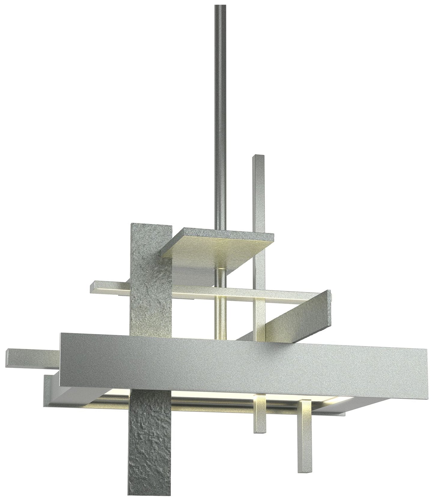 Planar 12.1" Wide Small Vintage Platinum LED Pendant